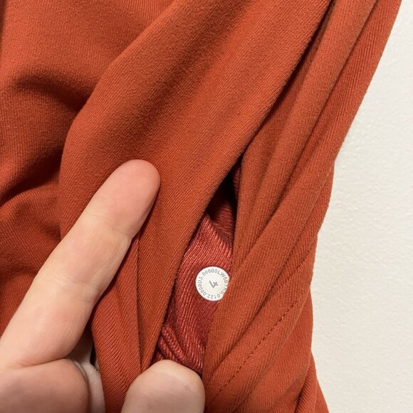 Lululemon Ready to Rulu High-Rise Cropped Jogger in Red Rock Orange Size 4 - Picture 4 of 9